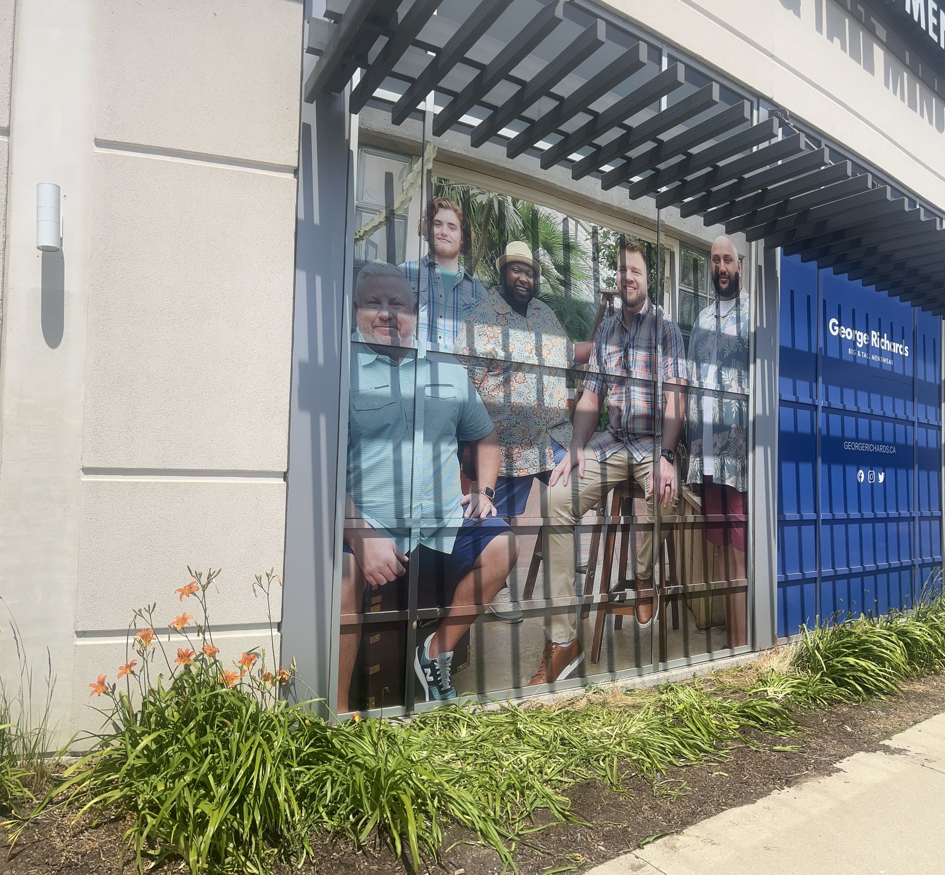 Retail window graphic